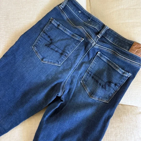 American Eagle Outfitters Dark Blue Skinny Jeans - Picture 8 of 8